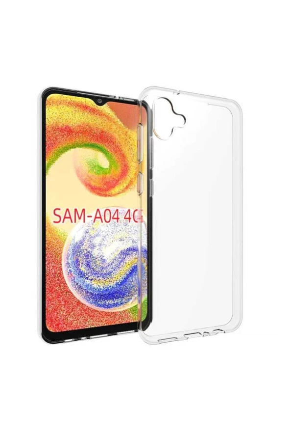 Galaxy A04 Ile Uyumlu Kılıf Süper Şeffaf Silikon Kapak ürün görseli
