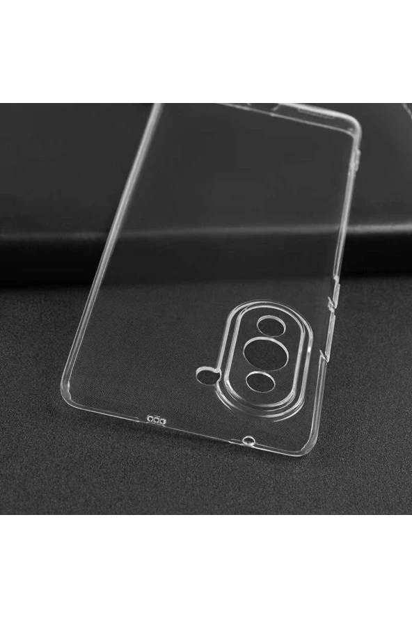 Huawei Nova 10 Ile Uyumlu Kılıf Süper Şeffaf Silikon Kapak - Resim 3