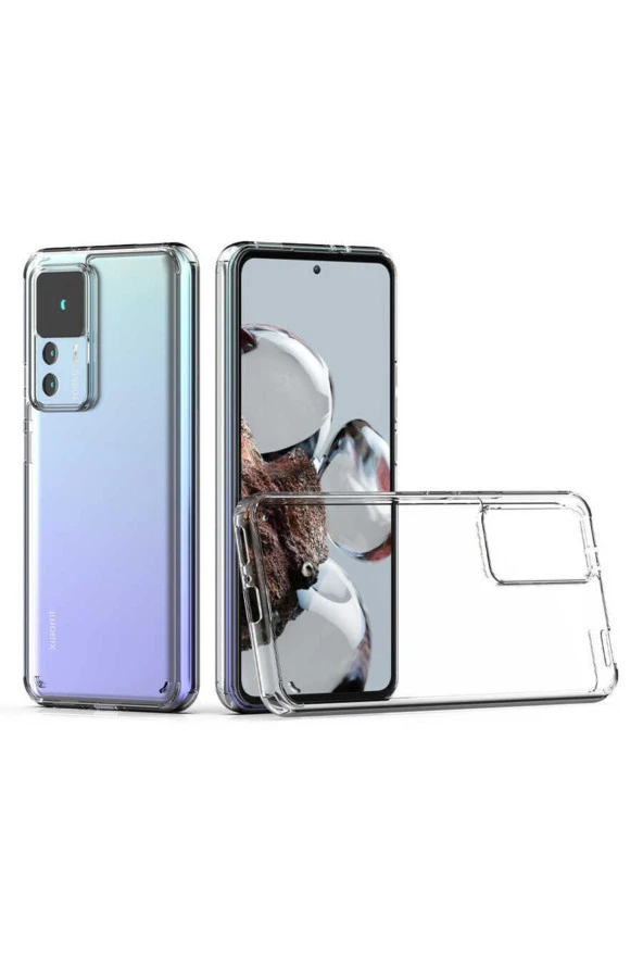 Xiaomi Mi 12t Pro Ile Uyumlu Ultra Kılıf Cosse Silikon Şeffaf Kapak - Resim 3
