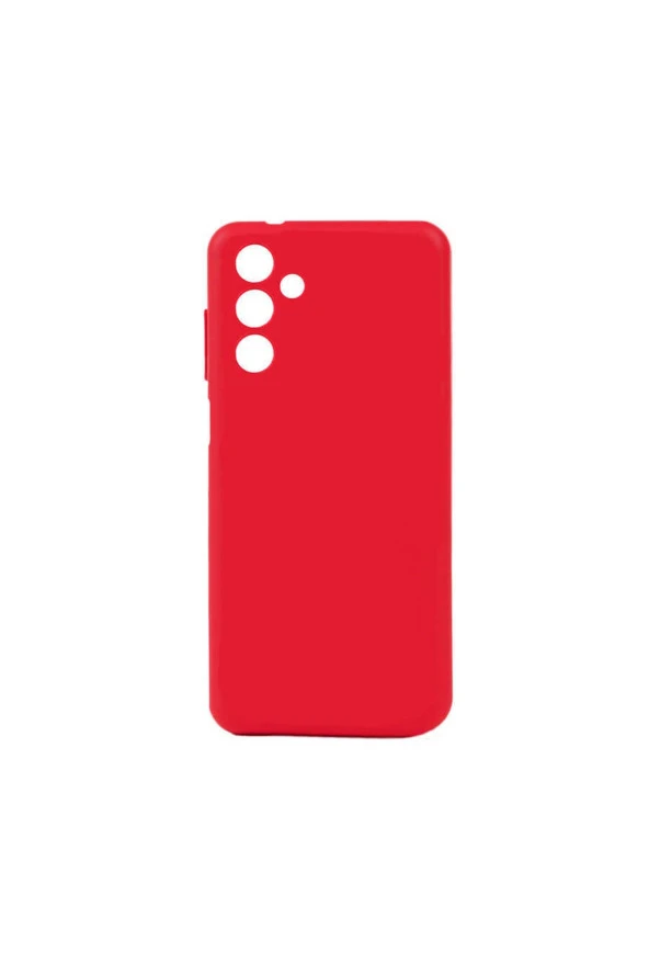 Galaxy A04s Ile Uyumlu Kılıf Soft Pürüzsüz Bye Silikon Kırmızı ürün görseli