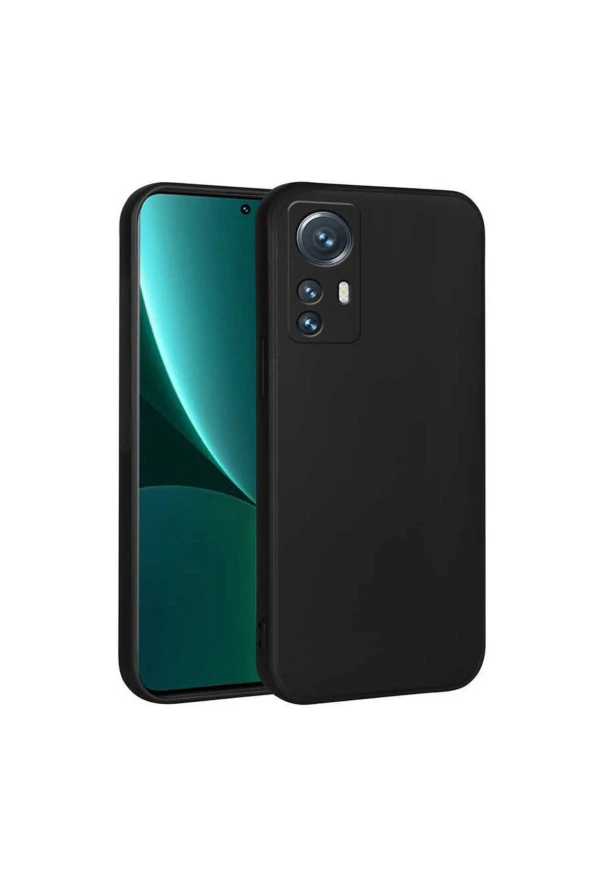 Xiaomi Mi 12 Lite Ile Uyumlu Kılıf Premier Silikon Koruyucu Kapak Siyah ürün görseli