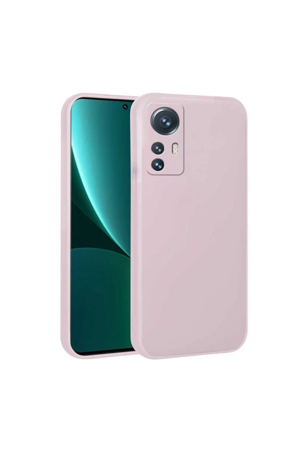 Xiaomi Mi 12 Lite Ile Uyumlu Kılıf Premier Silikon Koruyucu Kapak Rose Gold