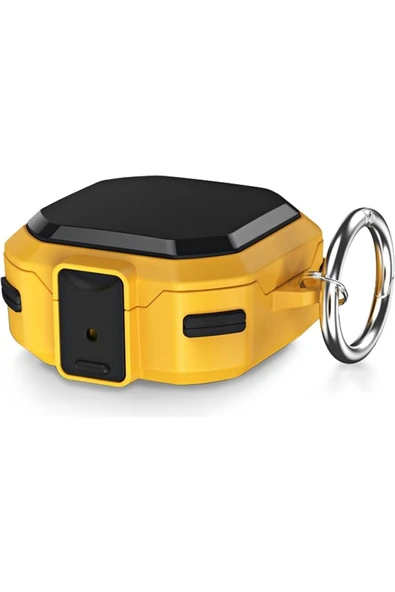 Galaxy Buds Live Ile Uyumlu Kılıf Darbeye Dayanıklı Bungalow Sert Koruyucu Kılıf + Askılık - Resim 5