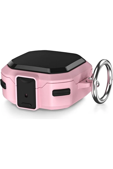 Galaxy Buds Live Ile Uyumlu Kılıf Darbeye Dayanıklı Bungalow Sert Koruyucu Kılıf + Askılık - Resim 5