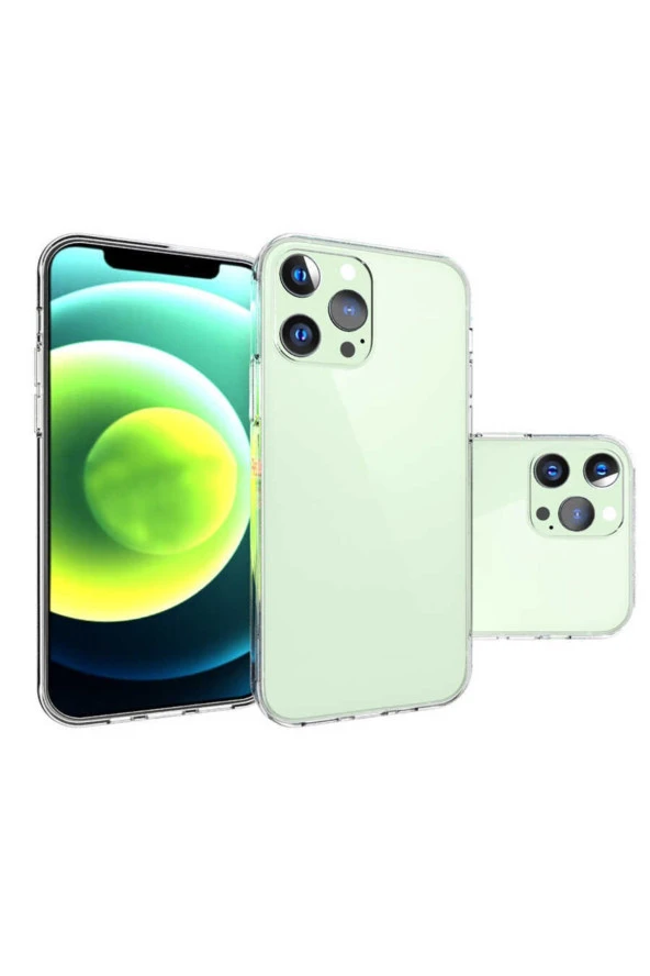Iphone 14 Pro Ile Uyumlu Kılıf Süper Şeffaf Esnek Yapılı Toz Ve Kirden Koruyan Silikon ürün görseli