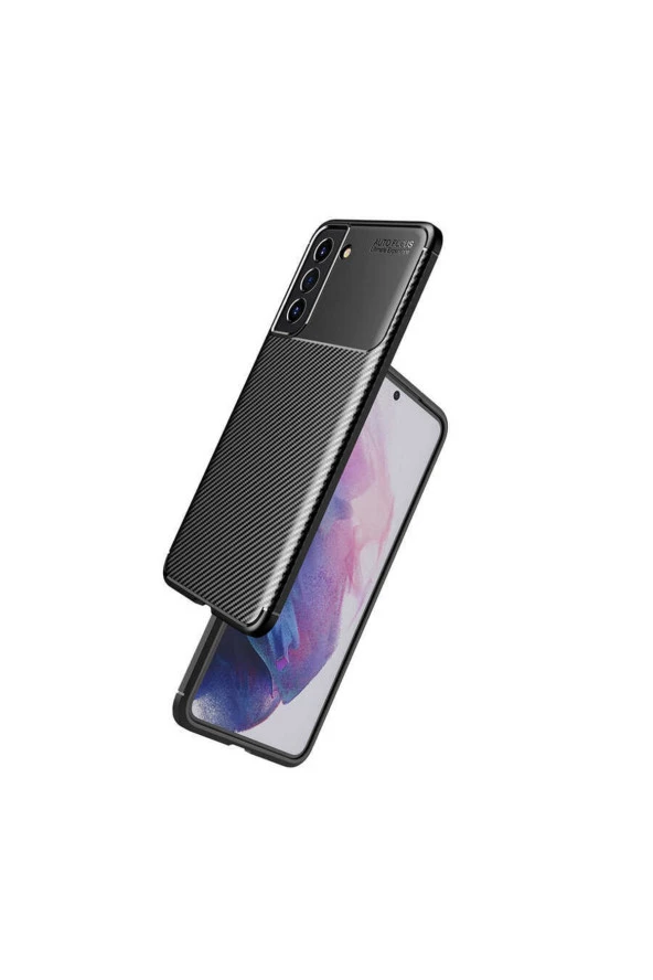 Galaxy A23 Ile Uyumlu Kılıf Karbon Delüx Tpu Silikon Lacivert - Resim 2