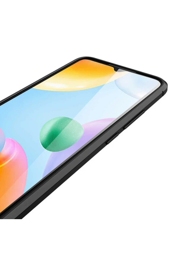 Xiaomi Redmi 10c Ile Uyumlu Kılıf Niss Silikon Deri Görünümlü Siyah - Resim 4