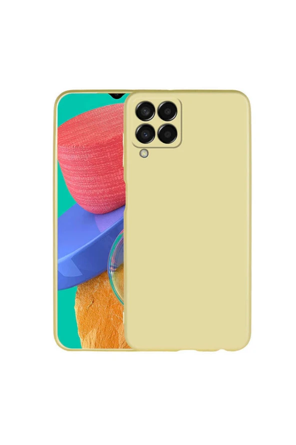 Galaxy M33 Ile Uyumlu Kılıf Premier Silikon Kapak Gold - Resim 3