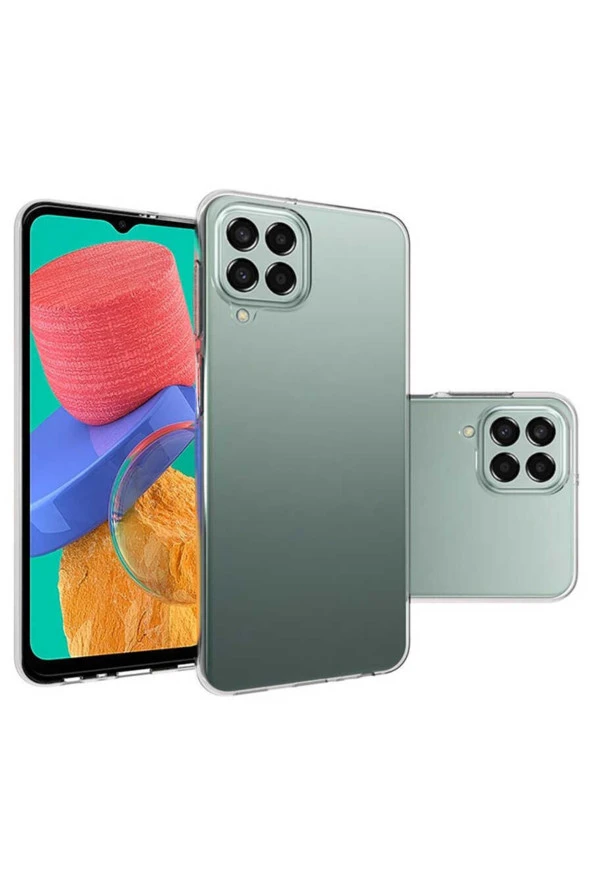Galaxy M33 Ile Uyumlu Süper Şeffaf Silikon Kapak - Resim 2