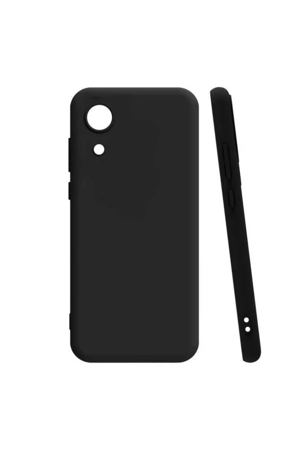 Galaxy A03 Core Kılıf Ile Uyumlu Kılıf Bye Silikon Siyah ürün görseli