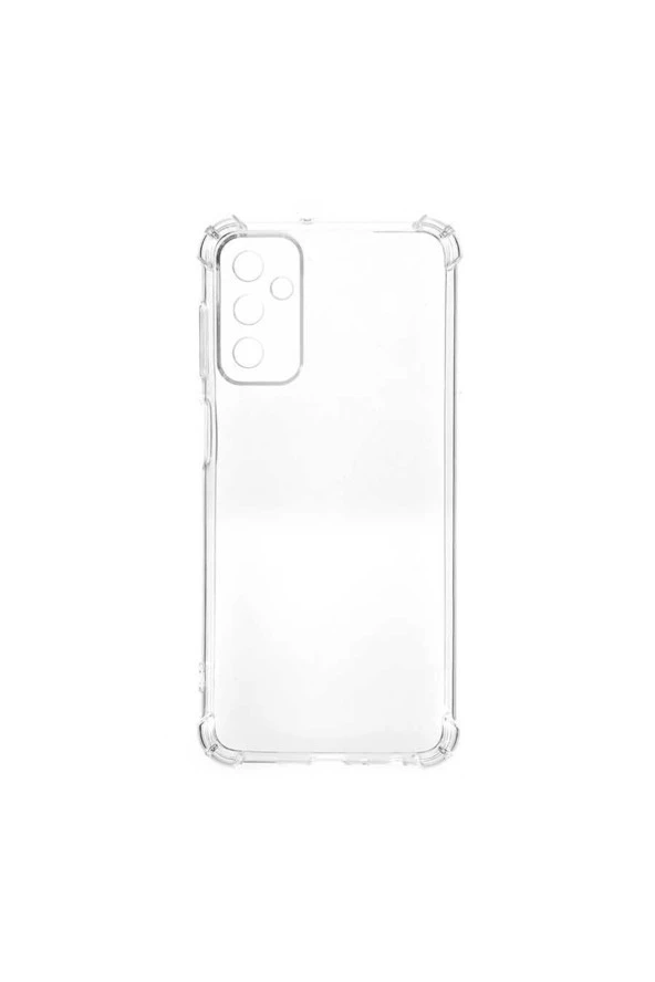 Galaxy M23 Ile Uyumlu Kılıf Kamera Korumalı Clear Anti-shock Sert Arka Kapak Şeffaf ürün görseli