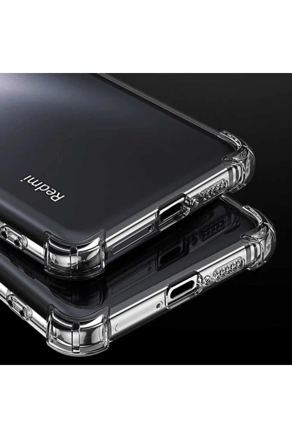 Xiaomi Redmi Note 11s Ile Uyumlu Kılıf Kamera Korumalı Clear Anti-shock Sert Arka Kapak Şeffaf - Resim 4