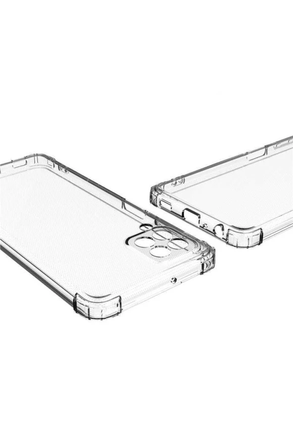 Galaxy M33 Ile Uyumlu Kılıf Kamera Korumalı Clear Anti-shock Sert Arka Kapak Şeffaf - Resim 2