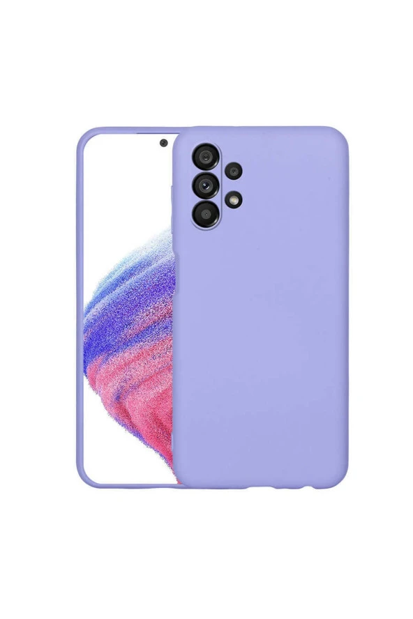 Galaxy A13 4g Ile Uyumlu Kılıf Mara Silky Termoplastik Kılıf Lila ürün görseli