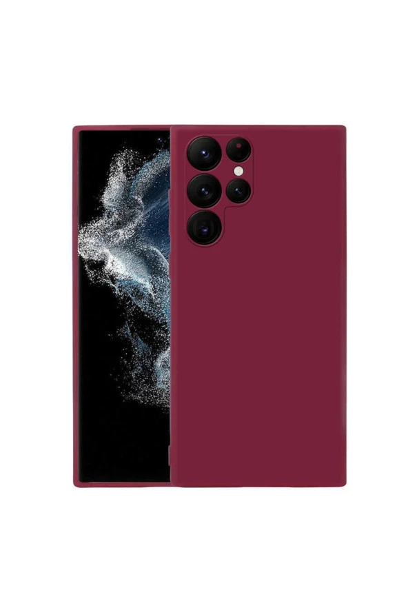 Galaxy S22 Ultra Ile Uyumlu Kılıf Mara Silky Termoplastik Kılıf Koyu Mor ürün görseli 1