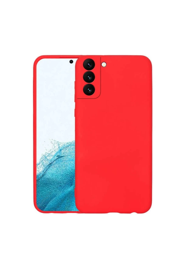 Galaxy S22 Plus Ile Uyumlu Kılıf Mara Silky Termoplastik Kılıf Kırmızı ürün görseli
