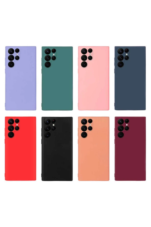 Galaxy S22 Ultra Ile Uyumlu Kılıf Mara Silky Termoplastik Kılıf Koyu Mor - Resim 2