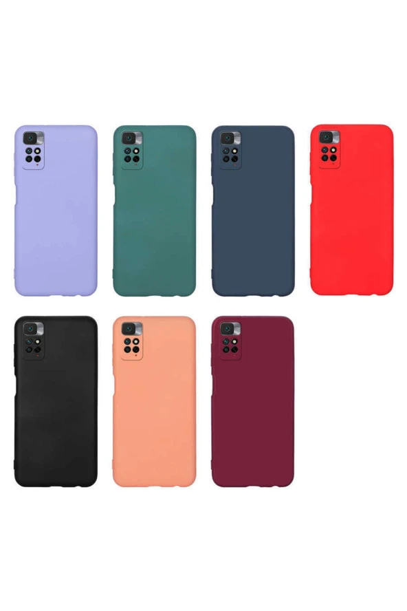 Xiaomi Redmi Note 11s Ile Uyumlu Kılıf Mara Silky Termoplastik Kılıf Lila - Resim 2