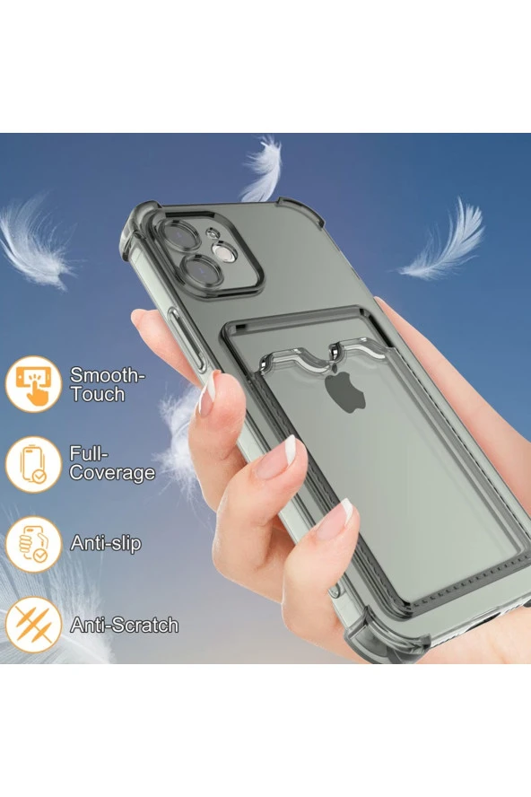 Xiaomi Redmi Note 10 Pro Ile Uyumlu Transparent Pulisic Kartlıklı Antişok Kılıf Şeffaf - Resim 3