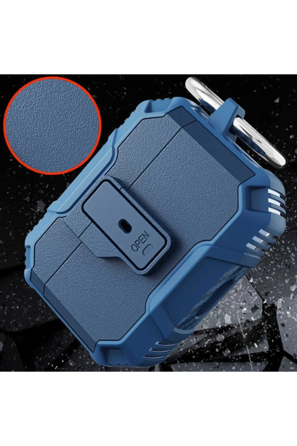 Pro Ile  Kılıf Kulaklık Koruyucu Çengelli Airbag Panoply Siyah-kırmızı - Resim 4