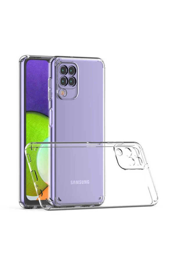 Galaxy M22 Ile Uyumlu Ultra Kılıf Cosse Silikon Şeffaf Kapak ürün görseli