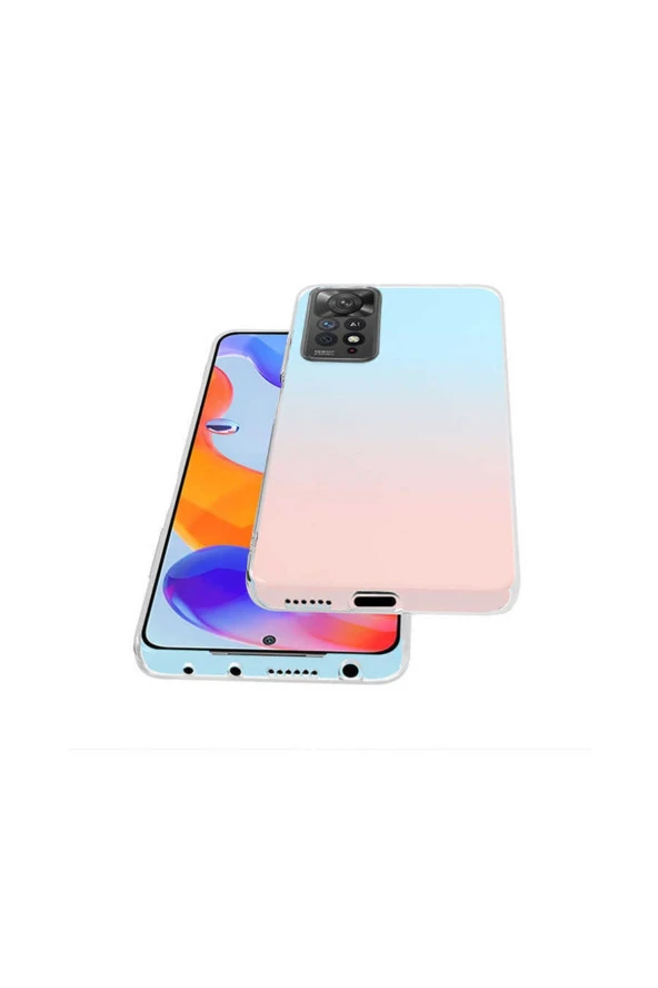 Xiaomi Redmi Note 11 Pro 5g Uyumlu Kılıf Süper Şeffaf Silikon Kapak Şeffaf - Resim 3