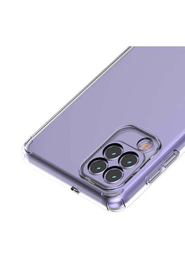 Galaxy M22 Ile Uyumlu Ultra Kılıf Cosse Silikon Şeffaf Kapak - Resim 4