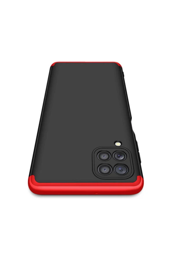 Galaxy A22 4g Ile Uyumlu Kılıf Soft Hard Koruma Ays Kırmızı - Resim 3