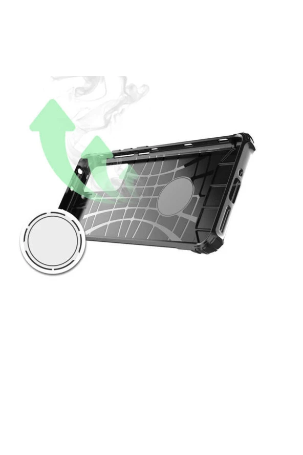 Xiaomi Mi 12 Ile Uyumlu Kılıf Shockproof Zırh Koruma Kırmızı - Resim 2