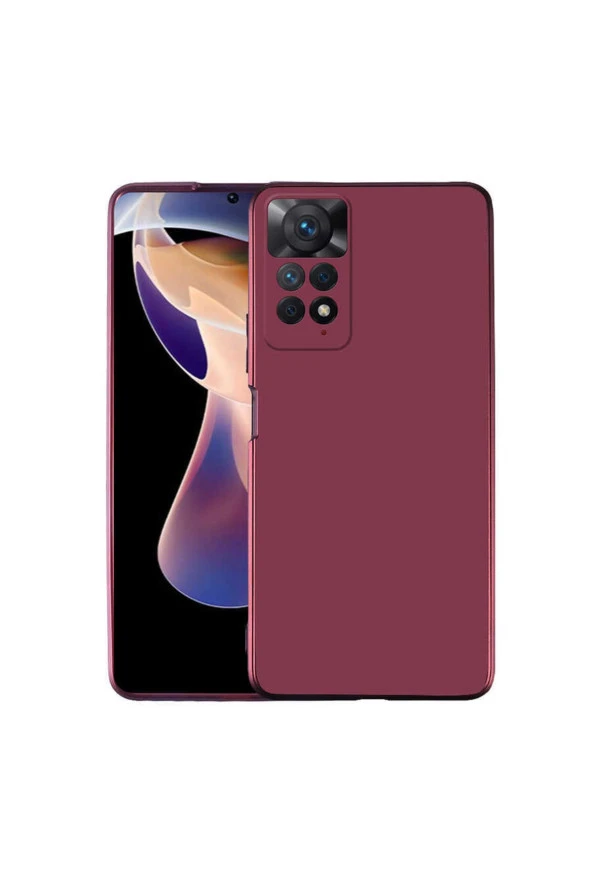 Xiaomi Redmi Note 11s Ile Uyumlu Kılıf Premier Silikon Kapak Mürdüm ürün görseli