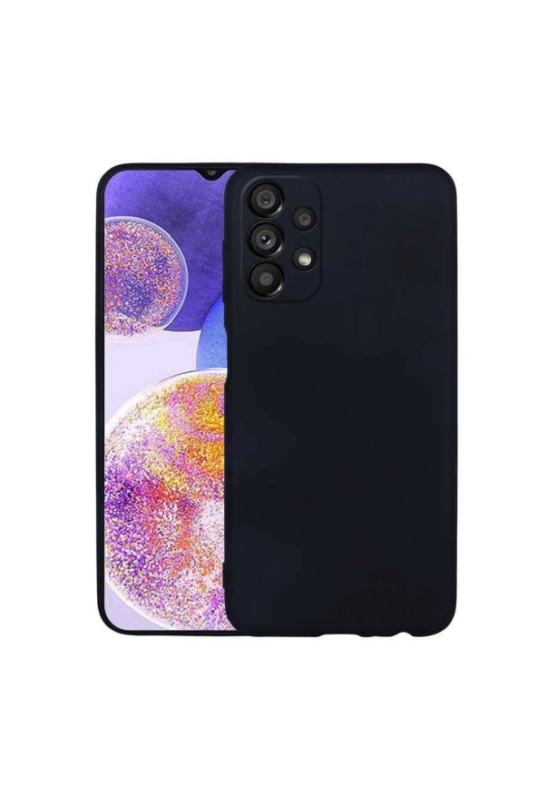 Galaxy A23 Ile Uyumlu Kılıf Premier Silikon Kapak Siyah ürün görseli 1