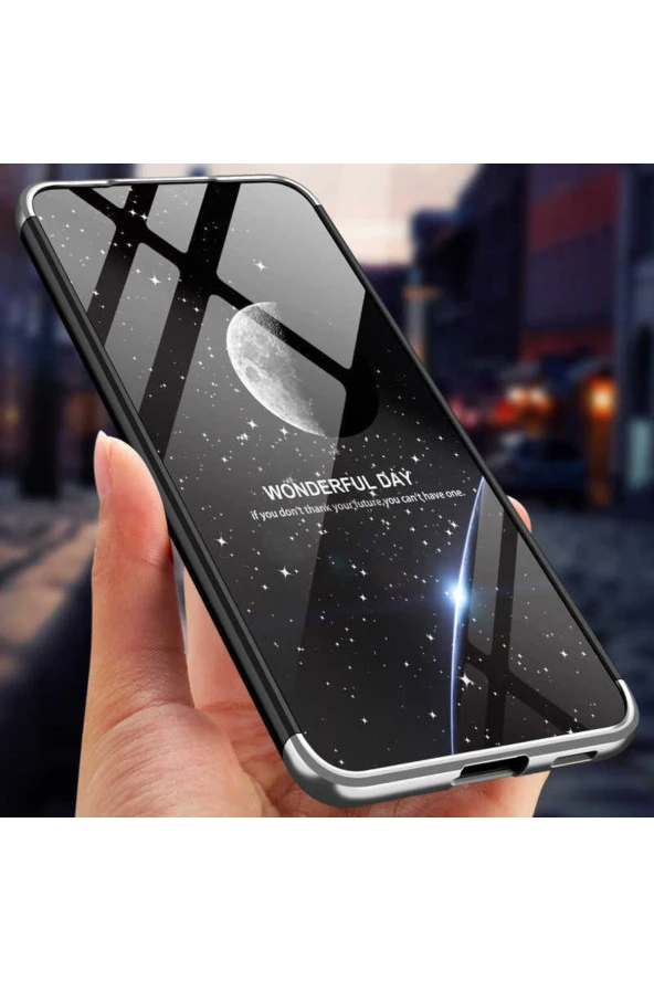 Galaxy S22 Ile Uyumlu Kılıf 3 Parça 360 Soft Hard Koruma Kırmızı - Resim 4