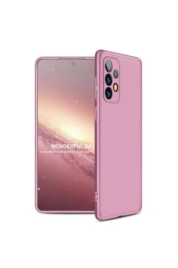 Galaxy A73 Kılıf Soft Hard Koruma Ays Rosegold