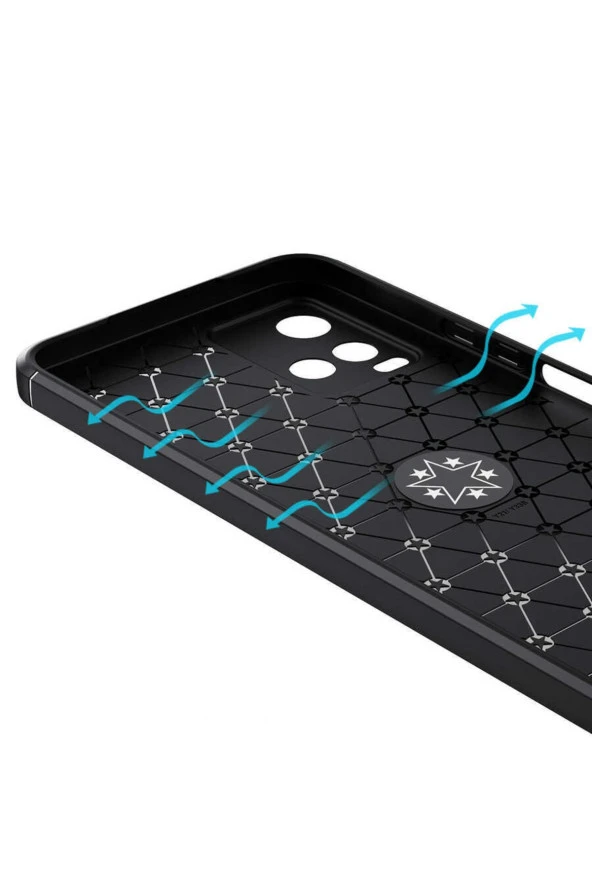 Vivo Y33s Kılıf Ravel Yüzük Tutuculu Standlı Silikon Siyah-mavi - 3