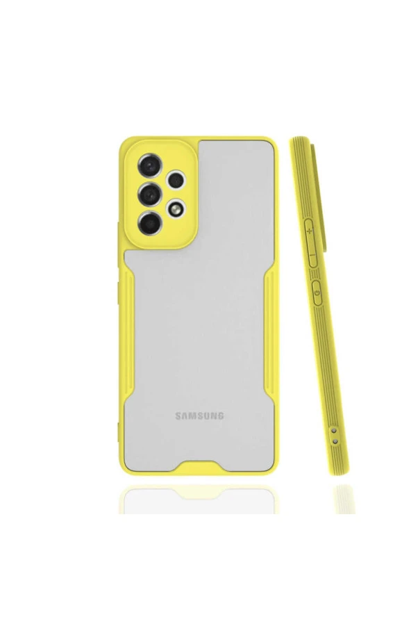 Galaxy A53 5g Renkli Kenar Perfe Tpu Silikon Sarı ürün görseli