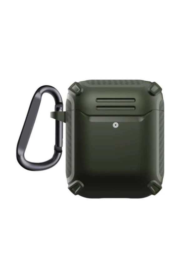 Kılıf Kulaklık Koruyucu Airbag Tpu Çengelli Koyu Yeşil ürün görseli 1