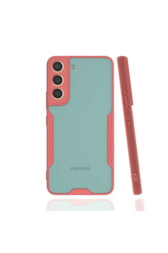 Galaxy S22 Renkli Kenar Perfe Tpu Silikon Pembe ürün görseli