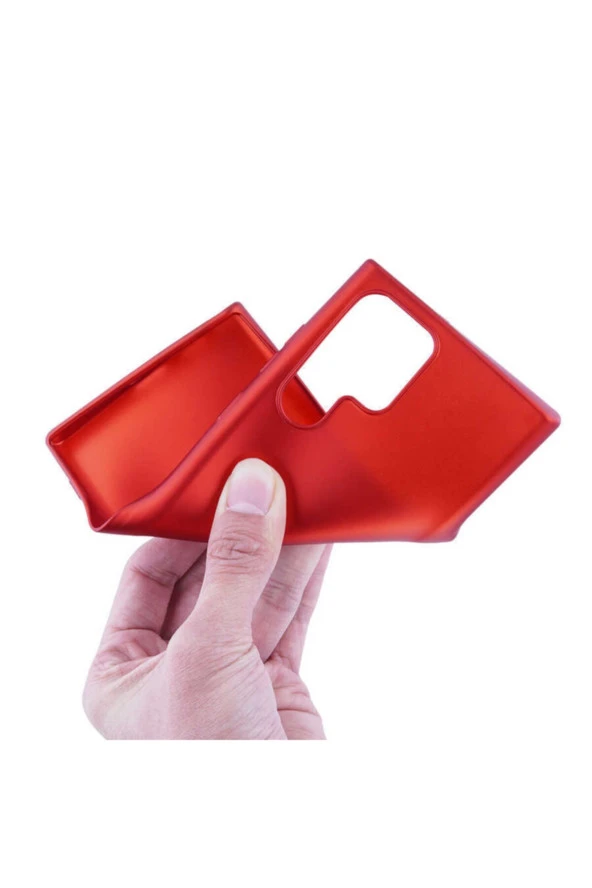 Galaxy S22 Ultra Kılıf Premier Silikon Kapak Mürdüm - Resim 2