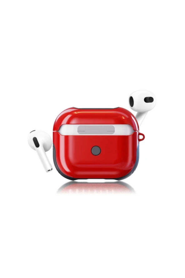 3 Için Kulaklık Koruyucu Kılıf Shockproof Silikon Kırmızı ürün görseli