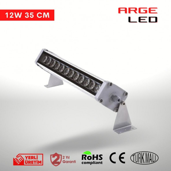 Arge LED Turkuaz Wallwasher Duvar Boyama 35CM (12W) - 2