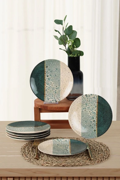 Keramika Keraart Colored Pasta Tabağı 20 Cm 6 Adet - 19781