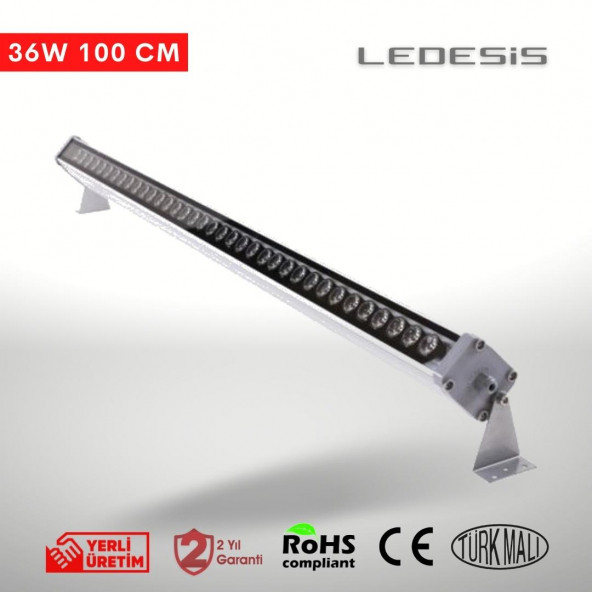 Ledesis Turkuaz Wallwasher Duvar Boyama 100 cm (36W) - 2