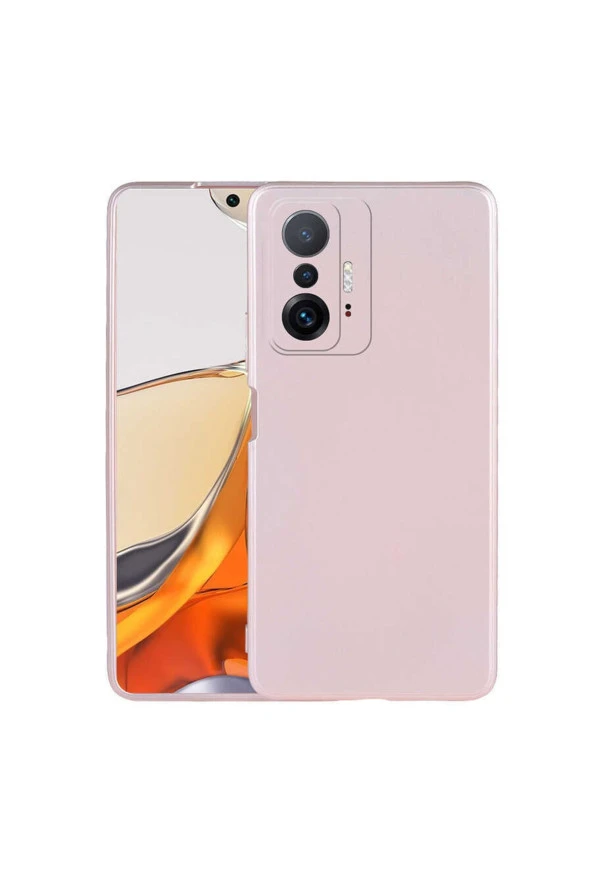 Xiaomi Mi 11t Pro 5g Ile Uyumlu Kılıf Premier Silikon Kapak Rosegold