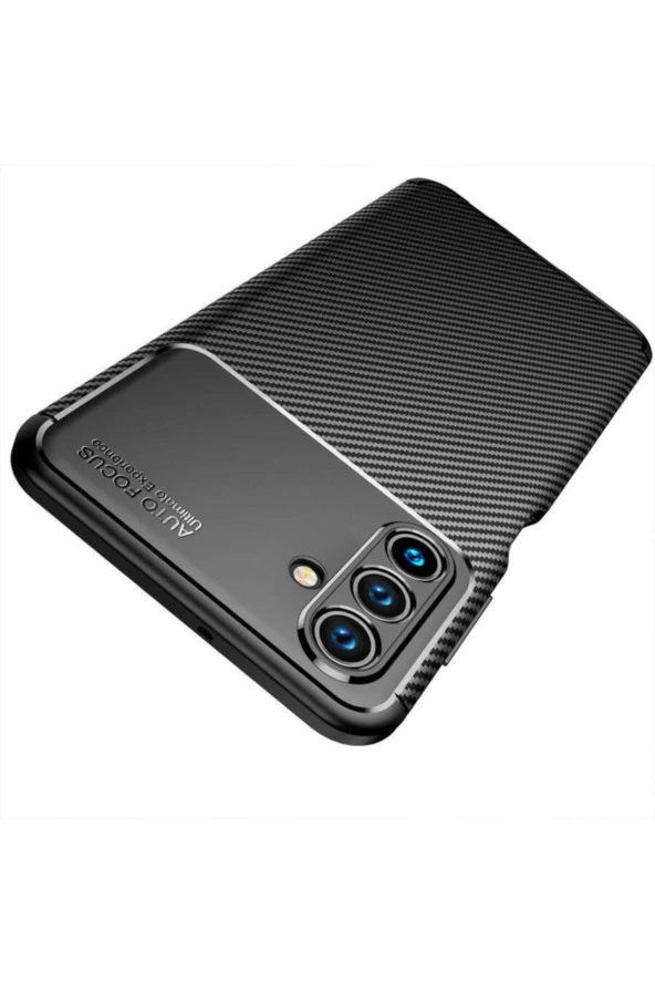 Galaxy A13 Kılıf Için Uyumlu Kılıf Kılıf Karbon Delüx Tpu Silikon Lacivert - Resim 2