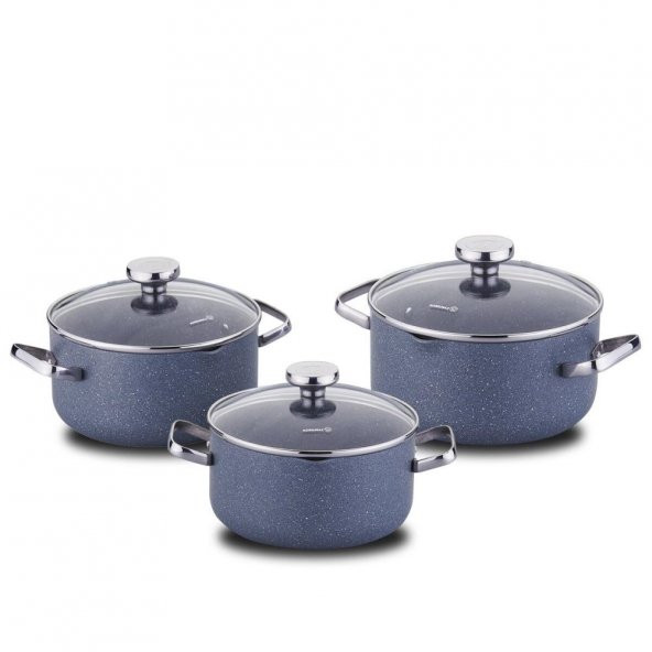 Korkmaz Stona Jr. 6 Parça Tencere Takımı A2863