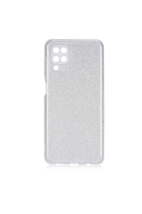 Galaxy A12 Kılıf Shining Silikon Kılıf Shining Silikon Gri ürün görseli