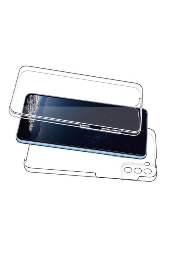 Galaxy S21 Fe Cvzr01 360 Tam Koruma Silikon Kılıf Şeffaf - Resim 3