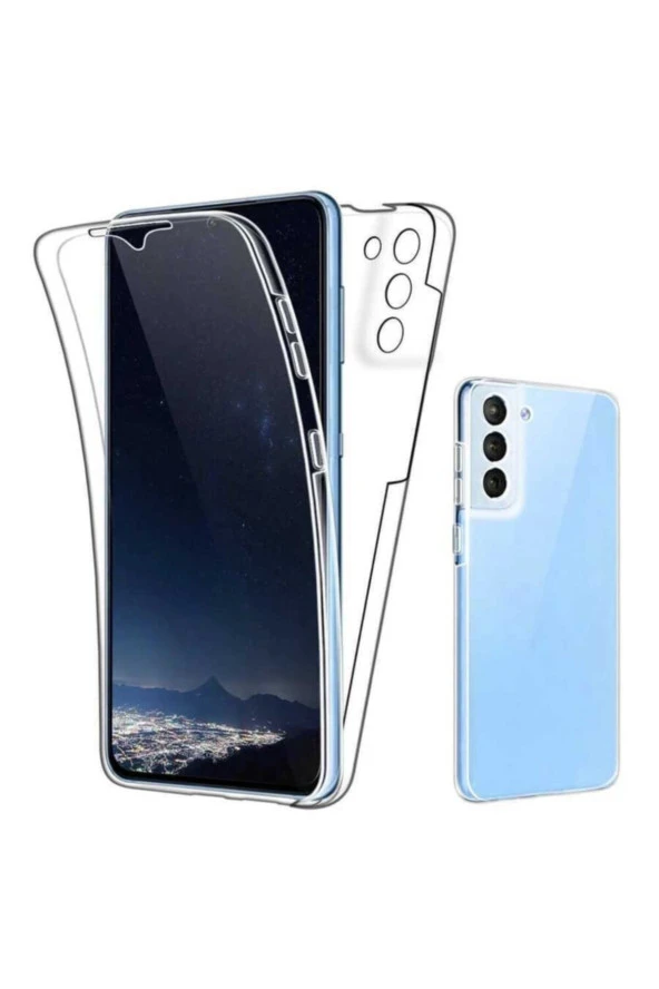 Galaxy S21 Fe Cvzr01 360 Tam Koruma Silikon Kılıf Şeffaf ürün görseli