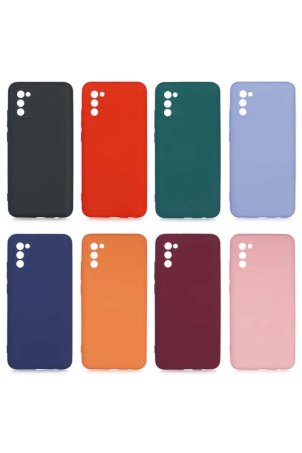 Galaxy A02s Kılıf Delux Silkytermoplastik Kılıf Turuncu - Resim 3