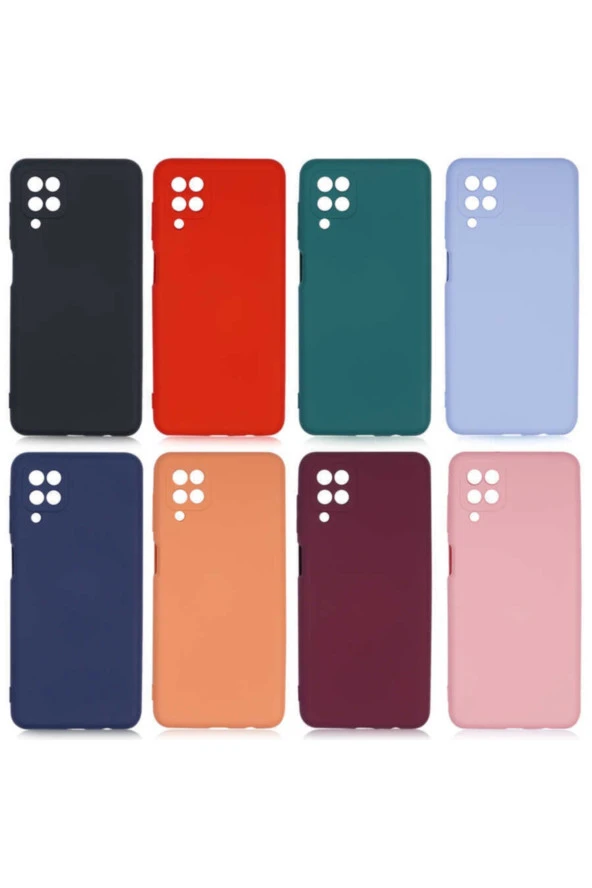 Galaxy A12 Kılıf Delux Silkytermoplastik Kılıf Açık Pembe - Resim 3